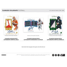 2021 Panini Flawless Collegiate Football 2 Box Hobby Case