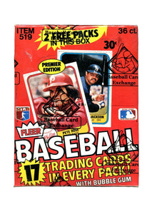 1981 Fleer Baseball Wax Box (BBCE Wrapped)